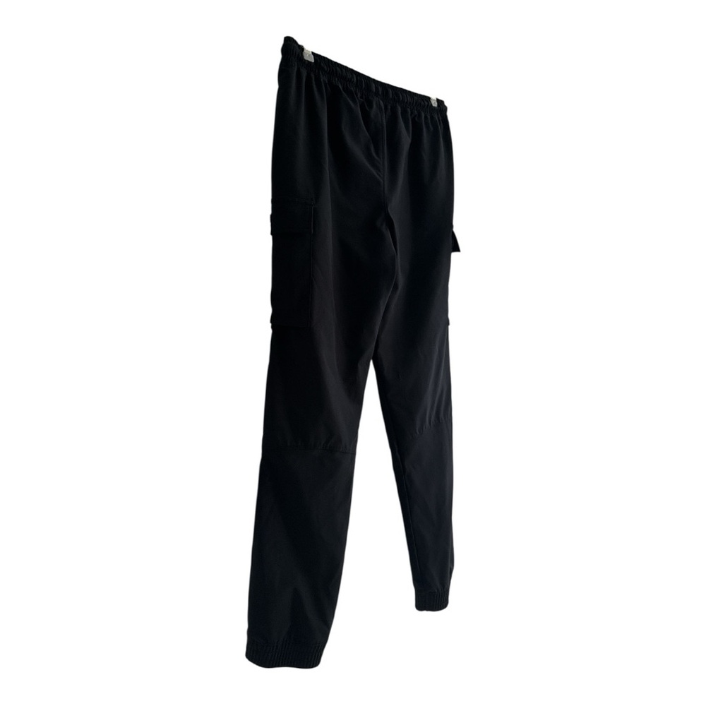 All In Motion Unisex Cargo Jogger Pants XL Black | Utility High Waist Drawstring - Picture 3 of 13